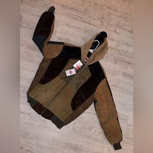 UNISEX CORDUROY COLORBLOCK JACKET